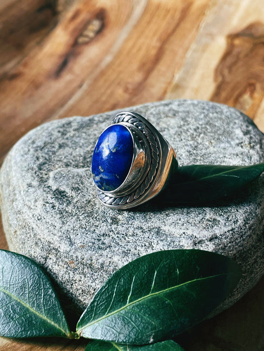 Desert Goddess Lapis Ring (size 8)