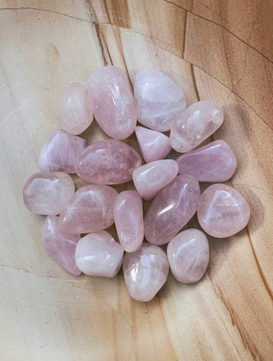 Rose Quartz Tumbles