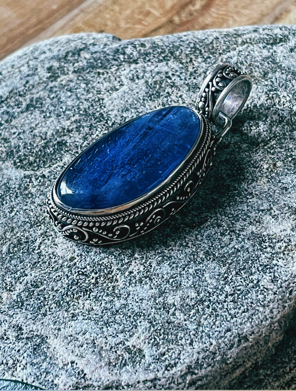 Communicator Kyanite Stone Pendant