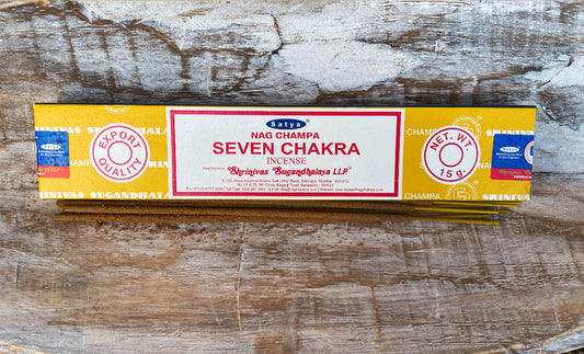 Seven Chakra Boxed Incense